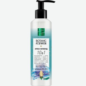 Крем-флюид для волос ЧИСТАЯ ЛИНИЯ 10в1 Ультраукрепление и восстановление, Россия, 160 мл