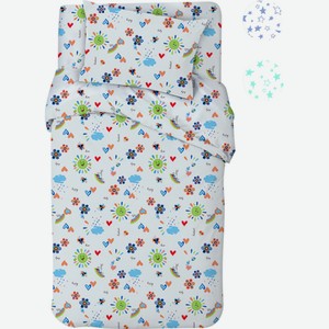 Простыня LITTLE TIMES д/детской кроватки,бязь,100х150 см, Россия