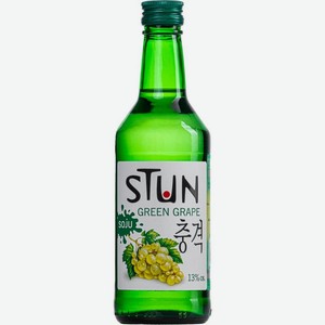 Аперитив Stun Green Grape со вкусом зеленого винограда 13% 375мл, 375 мл