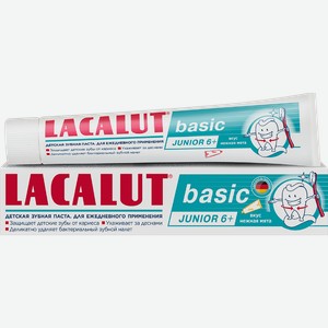 Паста LACALUT зубная 60г basic junior 6+