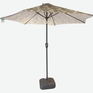 Зонт GIARDINO CLUB садовый с наклоном д.2,7м выс.2,3м в ассорт. 210006-c, Китай