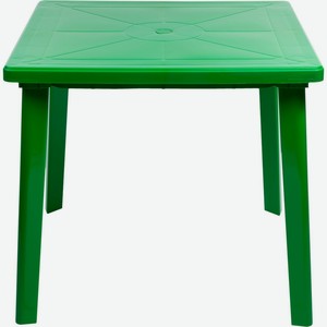 Стол 365 ДНЕЙ пласт. квадратный зеленый, Россия