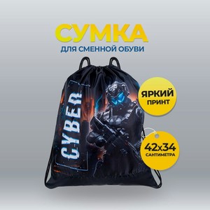Сумка д/смен.обуви цвет.с рис. ПЧЕЛКА