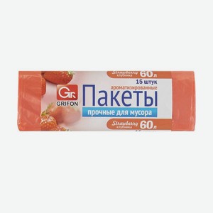 Пакеты д/мусора GRIFON МИКС,60л15 шт_гср