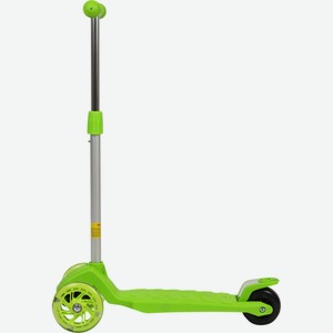 Самокат ACTIWELL не складной трехколесный со светящимися передними колесами ACT-S02, Китай