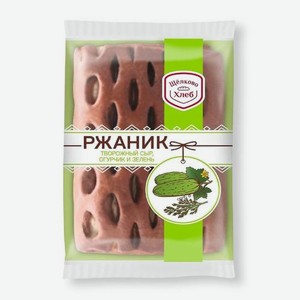 Ржаник с творожным сыром огурцом и зеленью 80г