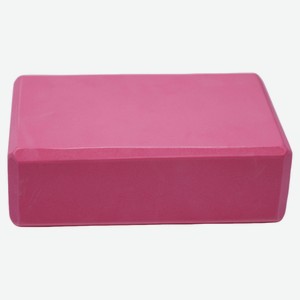 Блок для йоги Cup s розовый, 22,3x14,5x7,2 см