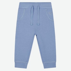 Брюки спортивные для девочки Mothercare с начесом голубые, р.68-116