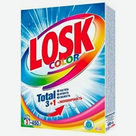 Стиральный Порошок Лоск, Колор, 450 Г