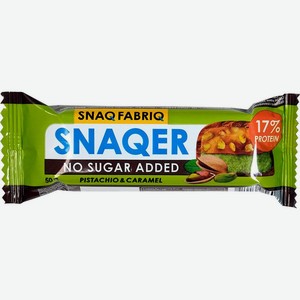Батончик Snaq Fabriq Фисташка и карамель глазированный 50г