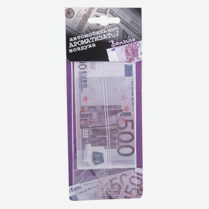 Ароматизатор подвесной Денежные купюры Евро аромат ваниль