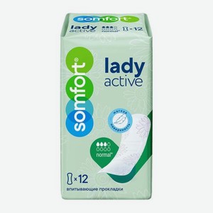 Прокладки Lady Active Normal Somfort 12шт