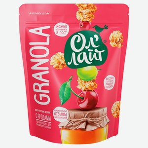 Мюсли запеченные «Ол Лайт» Granola с ягодами, 280 г