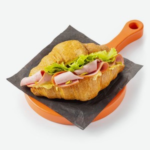 Круассан с мортаделлой и медово-горчичным соусом, 160 г, 160 г