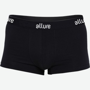 Трусы мужские ALLURE боксеры размер в ассортименте, черные, Арт. ALR 00003