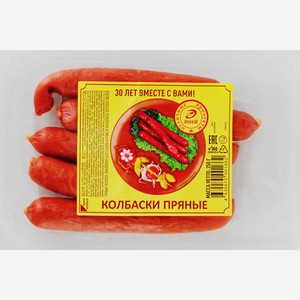 Колбаски полукопченые ИНЕЙ Пряные, 250г