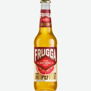 Напиток пивной FRUGGA Grapefruit фильтрованный пастеризованный 6,5%, 0.4л