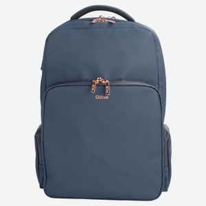 Рюкзак для ноутбука Qilive Csr Синий/Медный 15-16 Дюймов