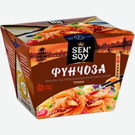 Фунчоза Сэн Сой, В Ассортименте, 125 Г
