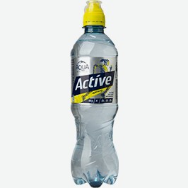 Напиток Аква Минерале Актив, Лимон, Лайм И Мята, 0,5 Л