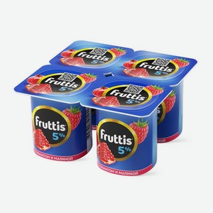 Йогурт Fruttis с гранатом и малиной 5%, 115г