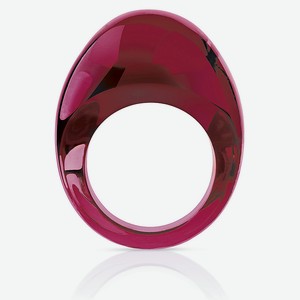 LALIQUE Кольцо-Кабошон Rouge (красный), размер 55