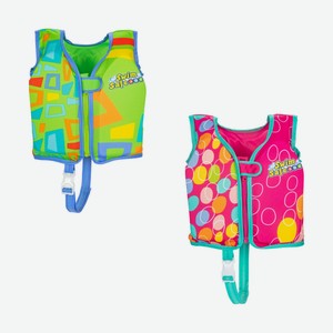 Жилет надувной для плавания детский BESTWAY Swim Safe Aquastar Fabric Swim Vest S/M, в ассортименте