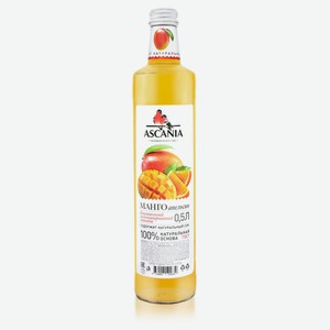 Напиток газированный Ascania Лимонад со вкусом манго и апельсина, 500 мл