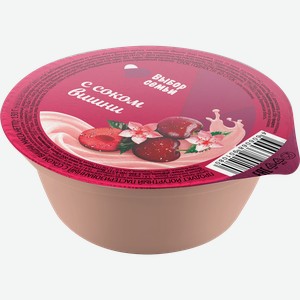 Продукт йогуртный пастеризованный ВЫБОР СЕМЬИ с соком вишни 0,3%, без змж, 130г