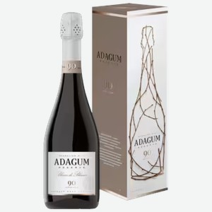 Вино игристое Adagum Reserve Blanc de Blancs белое брют 0,75 л