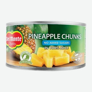 Ананасы кусочки в соке Del Monte 230г