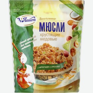 Мюсли запеченные с медом фруктами и орехами Оллайт 280г