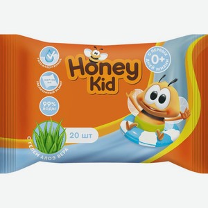 Салфетки Honey Kid влажные детские с алоэ 20шт.