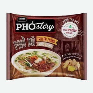 Лапша рисовая быстрого приготовления Pho Story со вкусом курицы Chin-Su 67г 67 г