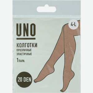 Колготки Uno женские PT6 20Д бежевые р. 4 30 г