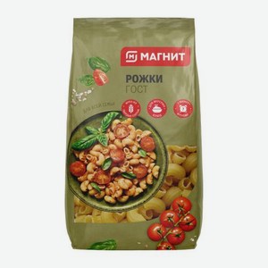 Макароны Рожки Магнит 400г в ассортименте 400 г