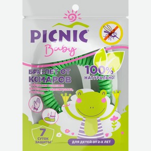 Браслет PICNIC Baby репеллентный от комаров, Россия, 1 шт