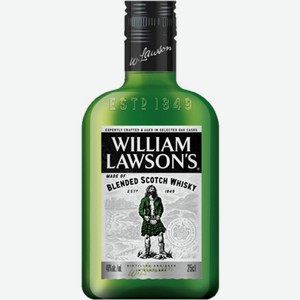 Виски William Lawsons купажированный 40% 250мл, 250 мл