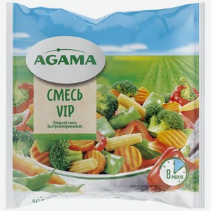 Смесь овощная Agama Vip замороженная, 400г, 400 г