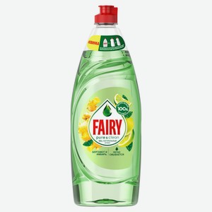 Средство для мытья посуды Fairy Чистый и опрятный (Pure&Clean) Бергамот и Имбирь 650 мл