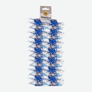 Мишура двухцветная крученая NY25-SX920 MU 7см*2м в ассортименте