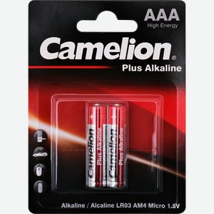 Батарейка CAMELION Plus Alkaline LR03 BP2 ААА 1.5В