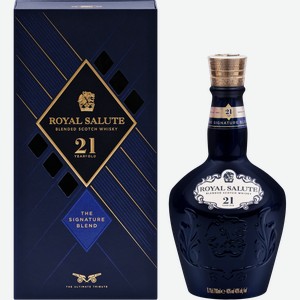 Виски CHIVAS REGAL Роял Салют Сигначе Бленд шотландский купажированный 21 год 40%, п/у, 0.7л