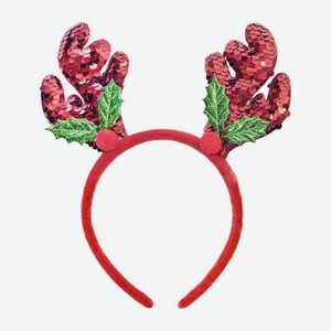 Ободок Юнихоум Елочки/Рожки пайетки SL MK-U133956 в ассортименте