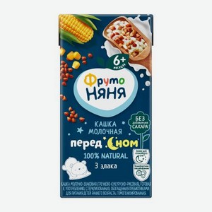 Молочно-злаковая каша с 6 месяцев Фрутоняня 200мл 200 г