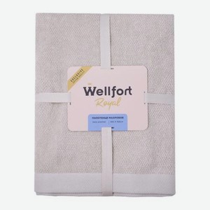 Махровое полотенце 100*150см бежевое Royal Wellfort Micra 864 г