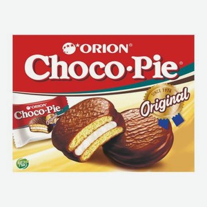 Пирожное бисквитное в шоколадной глазури Orion Choco Pie 360г в ассортименте 360 г