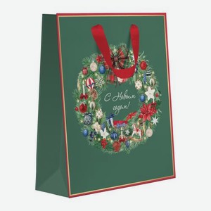 Подарочный пакет New Years Joy Сити Хоум Трейд 22.7*18*10см в ассортименте 30 г