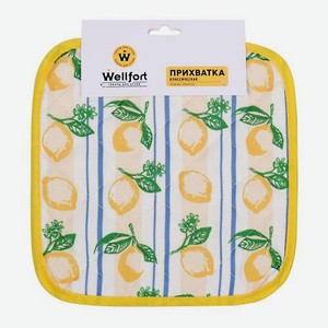 Прихватка Wellfort классическая Лимоны 20*20см 65 г
