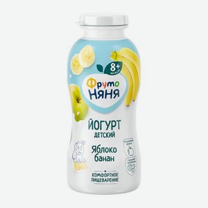 Йогурт Фрутоняня Яблоко и банан 2.5% 200г 200 г